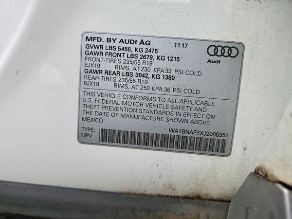 2018 AUDI Q5 quattro Premium Plus