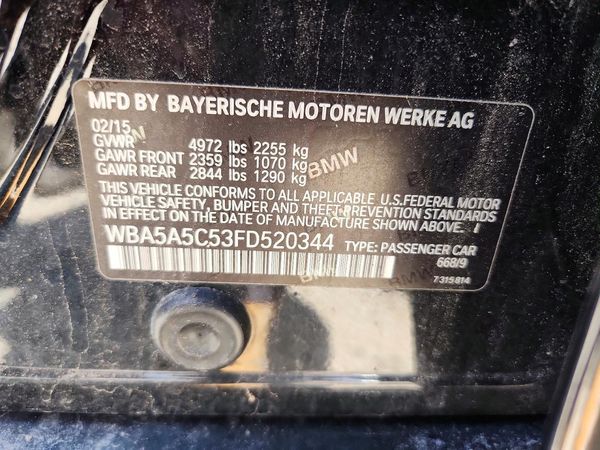 2015 BMW 528