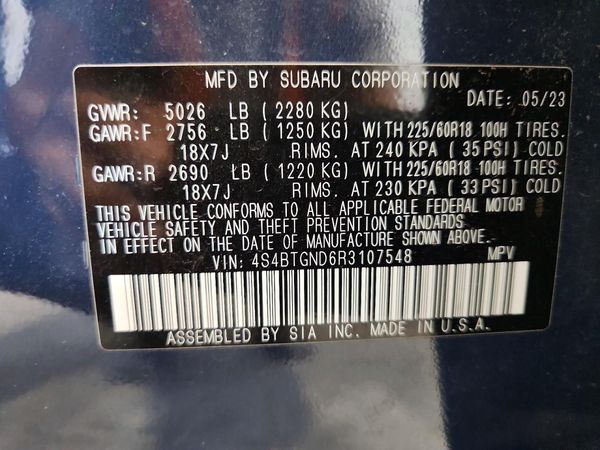 2024 SUBARU OUTBACK Limited