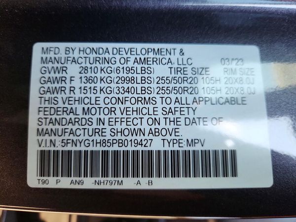 2023 HONDA PILOT ELITE