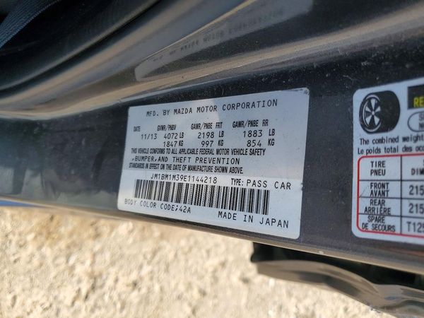2014 MAZDA 3 Grand Touring/GT