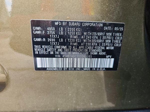 2025 SUBARU OUTBACK Premium