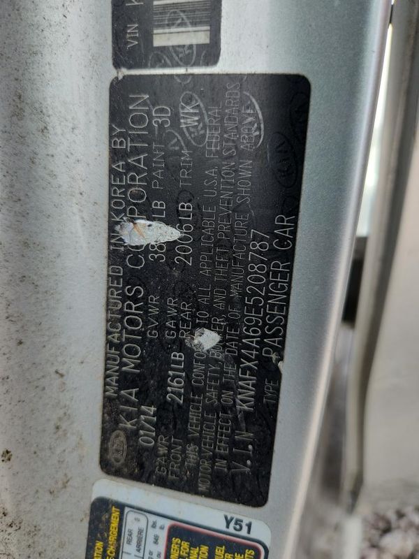 2014 KIA FORTE LX, EX