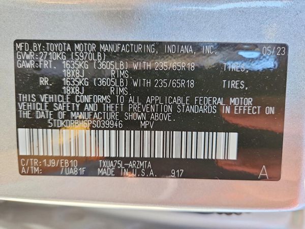 2023 TOYOTA HIGHLANDER