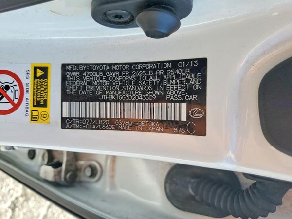 2013 LEXUS ES 350