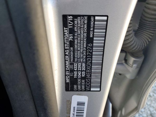 2016 MERCEDES-BENZ CLA