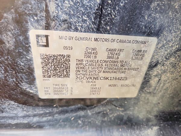 2019 CHEVROLET SILVERADO Work Truck/LS/Fleet/Base