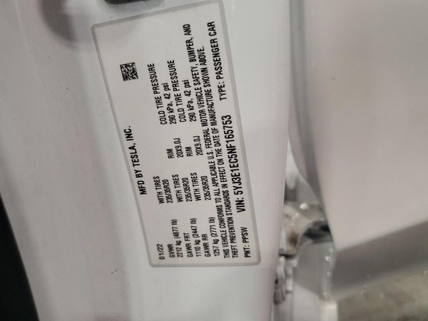 2022 TESLA MODEL 3