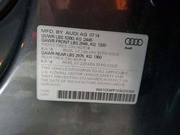 2015 AUDI Q5
