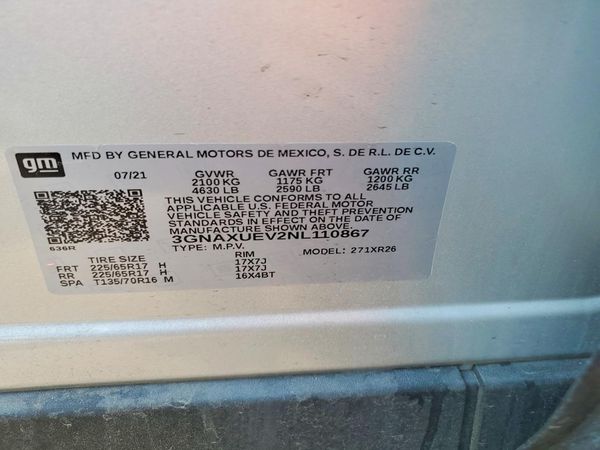 2022 CHEVROLET EQUINOX