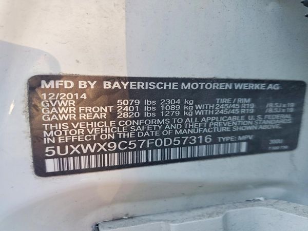 2015 BMW X3 xDrive28i