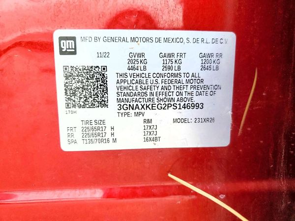 2023 CHEVROLET EQUINOX LT (1LT)