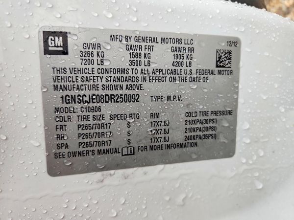 2013 CHEVROLET SUBURBAN LT
