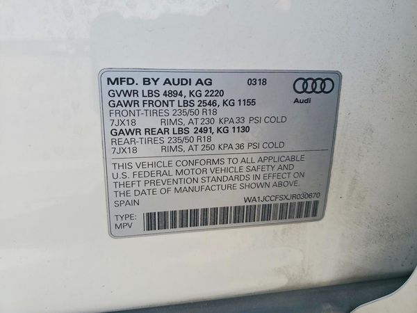 2018 AUDI Q3