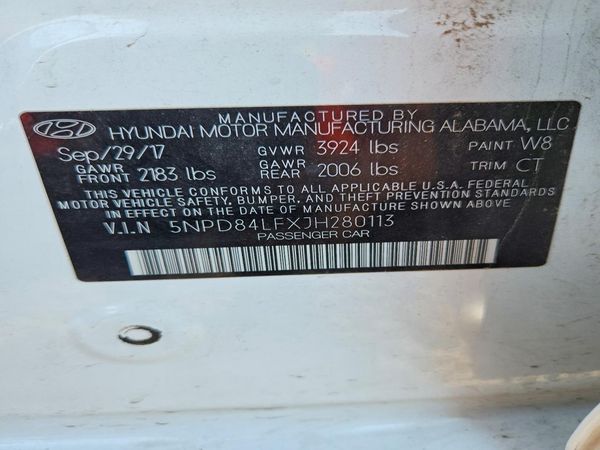 2018 HYUNDAI ELANTRA