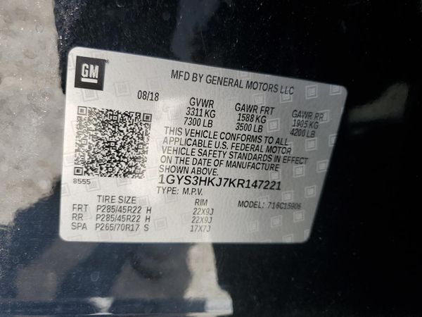2019 CADILLAC ESCALADE