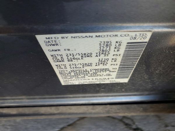 2020 NISSAN MURANO SL