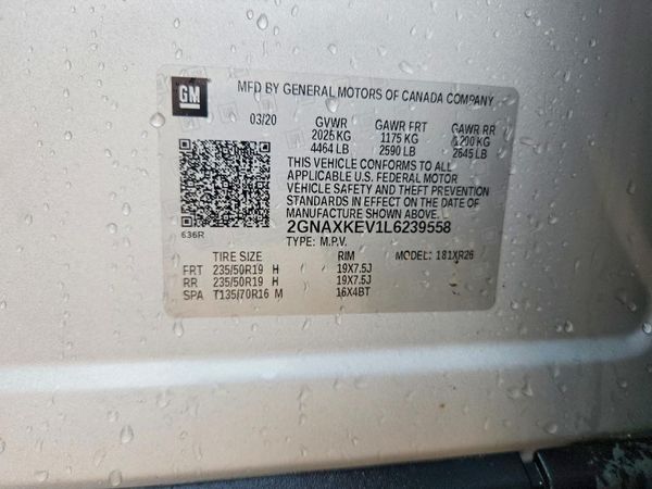 2020 CHEVROLET EQUINOX LT (1LT)