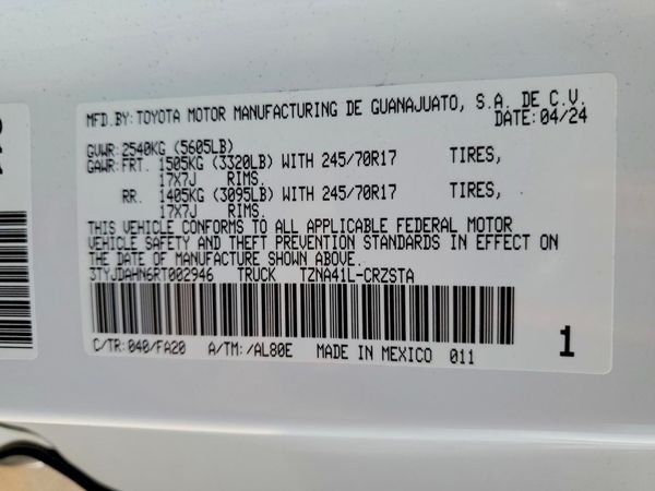 2024 TOYOTA TACOMA