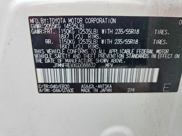 2016 TOYOTA RAV4