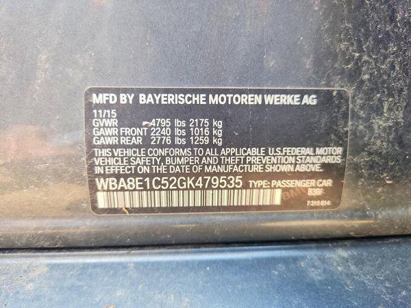2016 BMW 330E