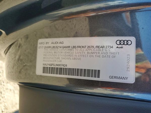 2018 AUDI S5 quattro Premium Plus