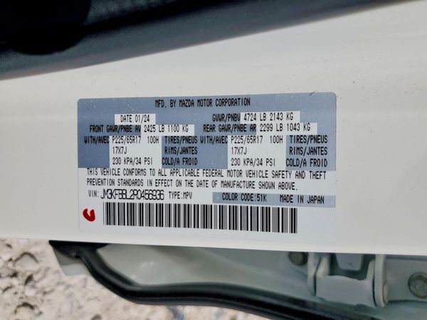 2024 MAZDA CX-5 Select Package