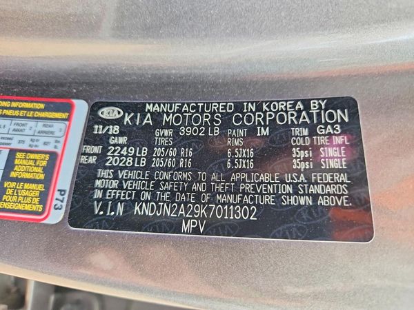 2019 KIA SOUL Base