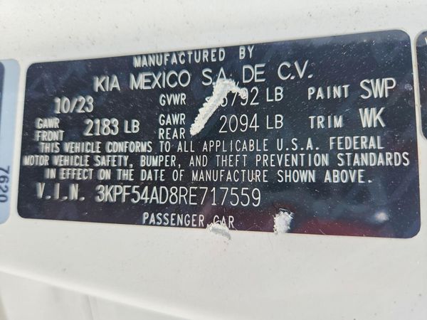 2024 KIA FORTE