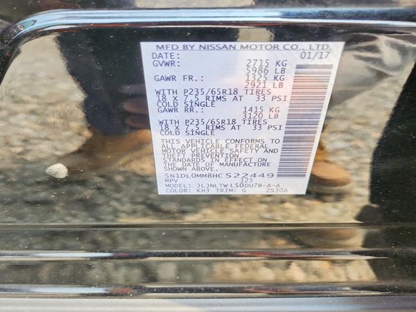 2017 INFINITI QX60