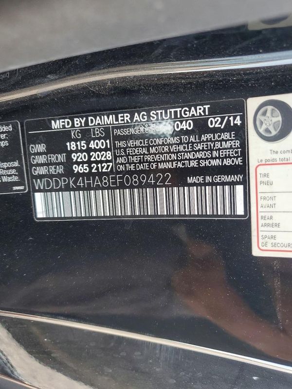 2014 MERCEDES-BENZ SLK SLK250