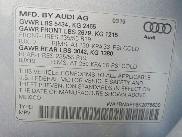 2019 AUDI Q5 quattro Premium Plus