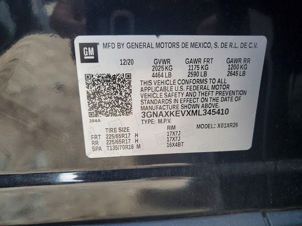 2021 CHEVROLET EQUINOX LT (1LT)