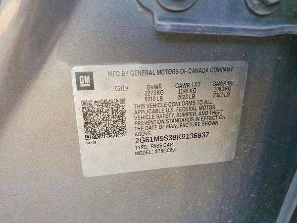 2019 CADILLAC XTS Luxury