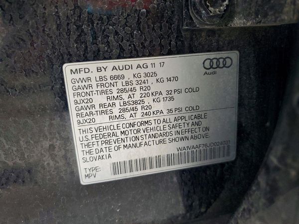 2018 AUDI Q7 quattro Prestige
