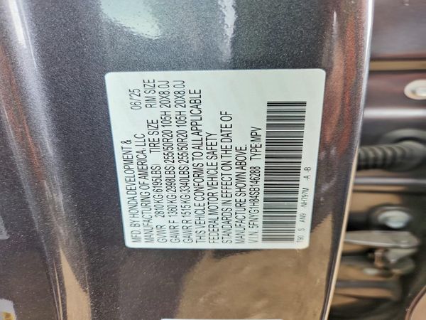 2025 HONDA PILOT ELITE, ELITE HPD
