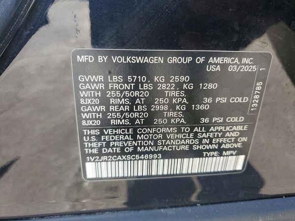 2025 VOLKSWAGEN ATLAS SE