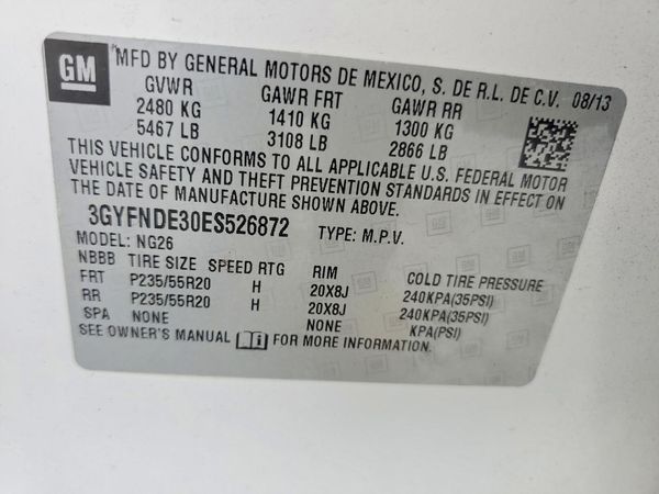2014 CADILLAC SRX