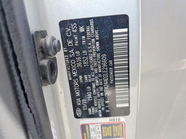 2020 KIA RIO LX, S