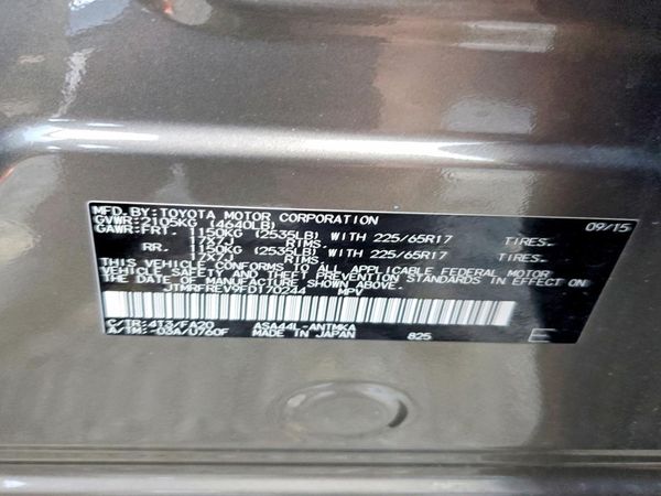 2015 TOYOTA RAV4 XLE (M Grade)