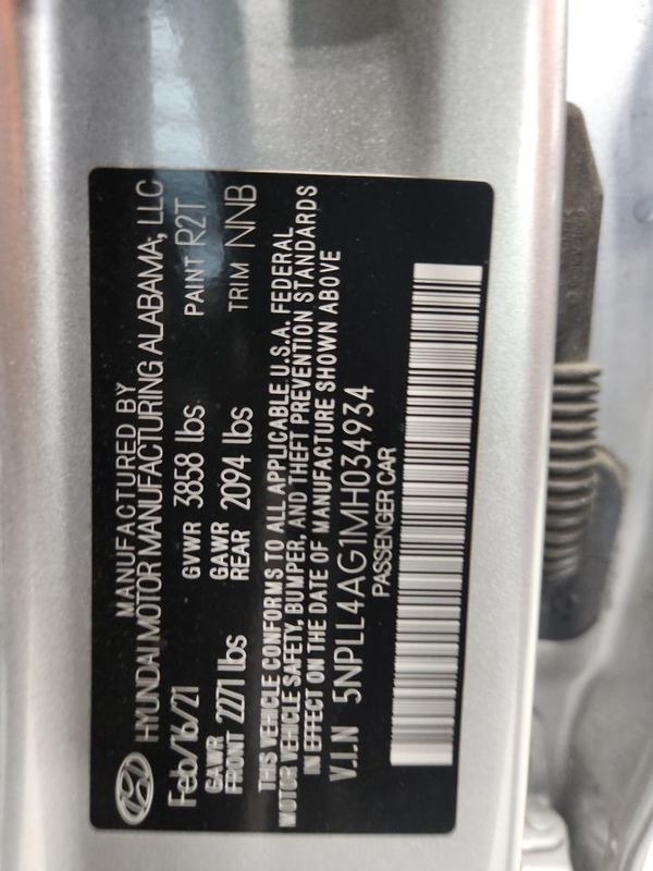 2021 HYUNDAI ELANTRA
