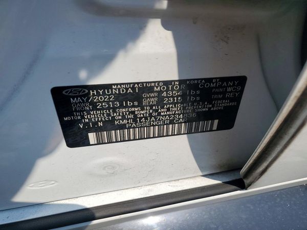 2022 HYUNDAI SONATA