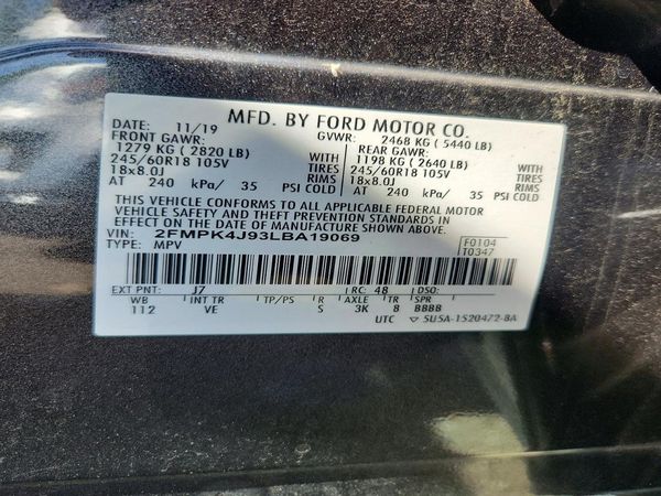 2020 FORD EDGE