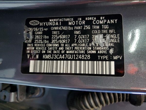 2016 HYUNDAI TUCSON