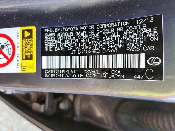 2014 LEXUS ES 350