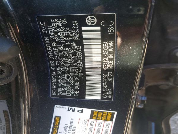 2021 TOYOTA COROLLA SE, CVT, w/Premium pkg