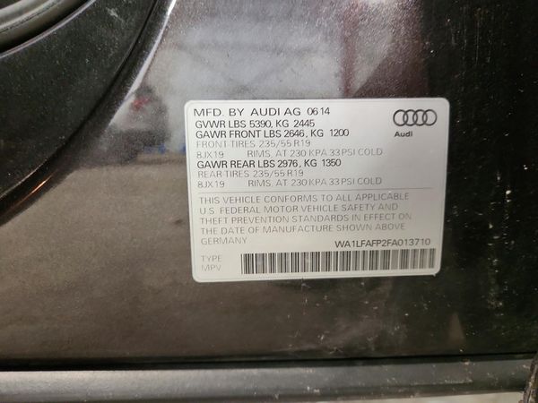 2015 AUDI Q5