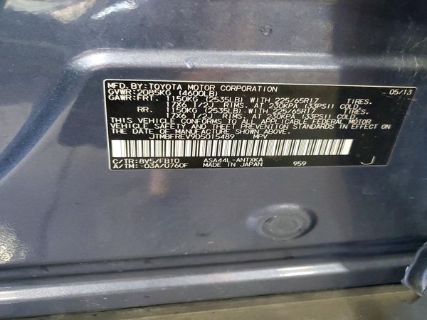 2013 TOYOTA RAV4 Standard