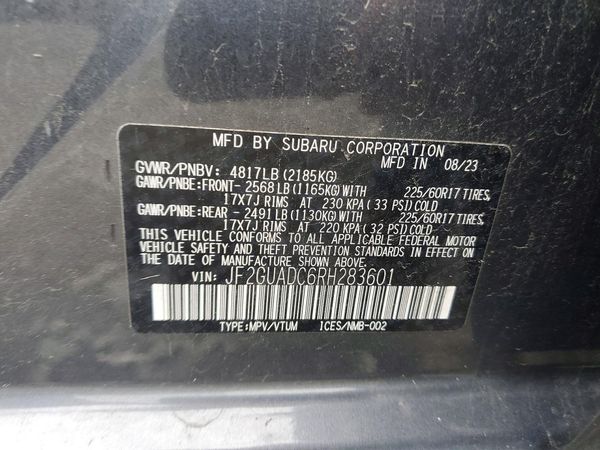 2024 SUBARU CROSSTREK Premium