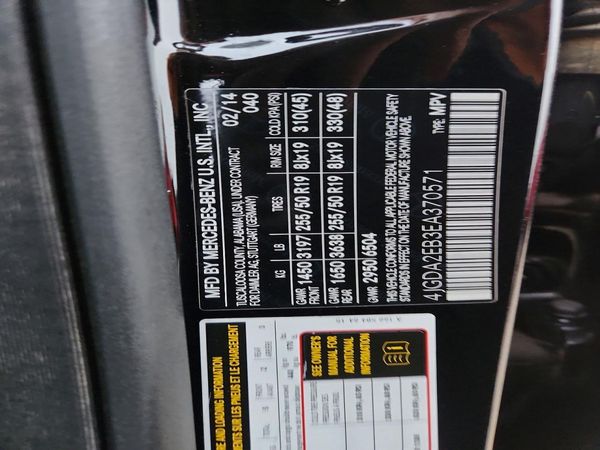 2014 MERCEDES-BENZ ML
